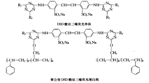 DSD酸雙三嗪類聚合型熒光增白劑的合成